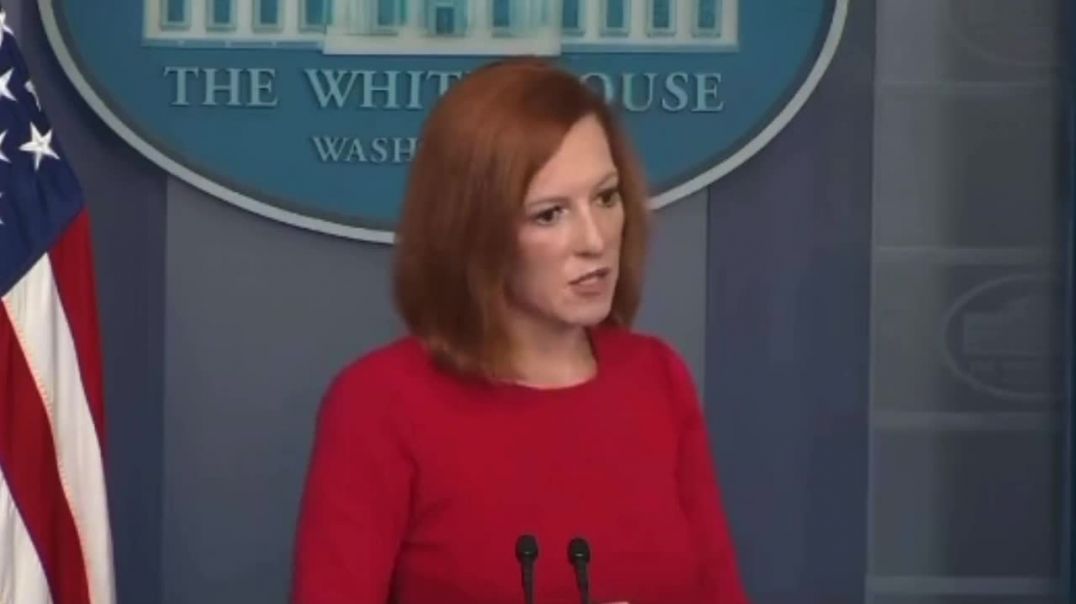 Jen Psaki says the words "Global PLANDEMIC"