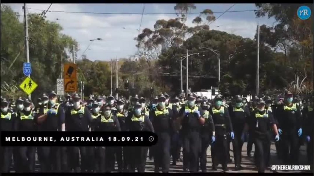 Vile police in Melbourne Australia