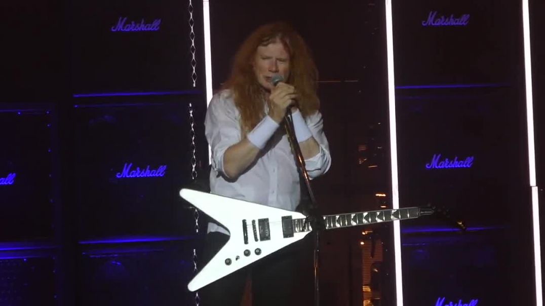 Dave Mustaine of Megadeth calling out medical tyranny in concert on Wednesday