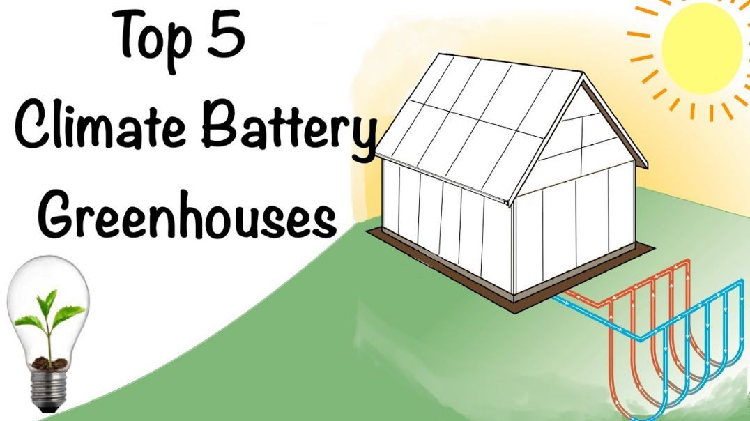 Top 5 Greenhouse Climate Batteries giving Free Heat in the Winter!