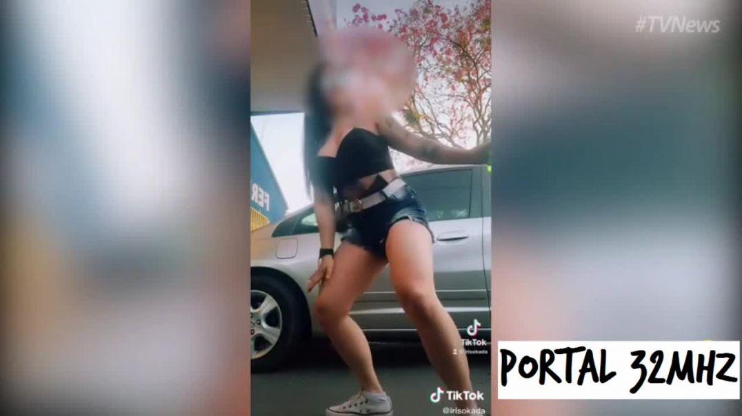 PM faz vídeo para Tiktok dançando funk proibidão e com arma na cintura