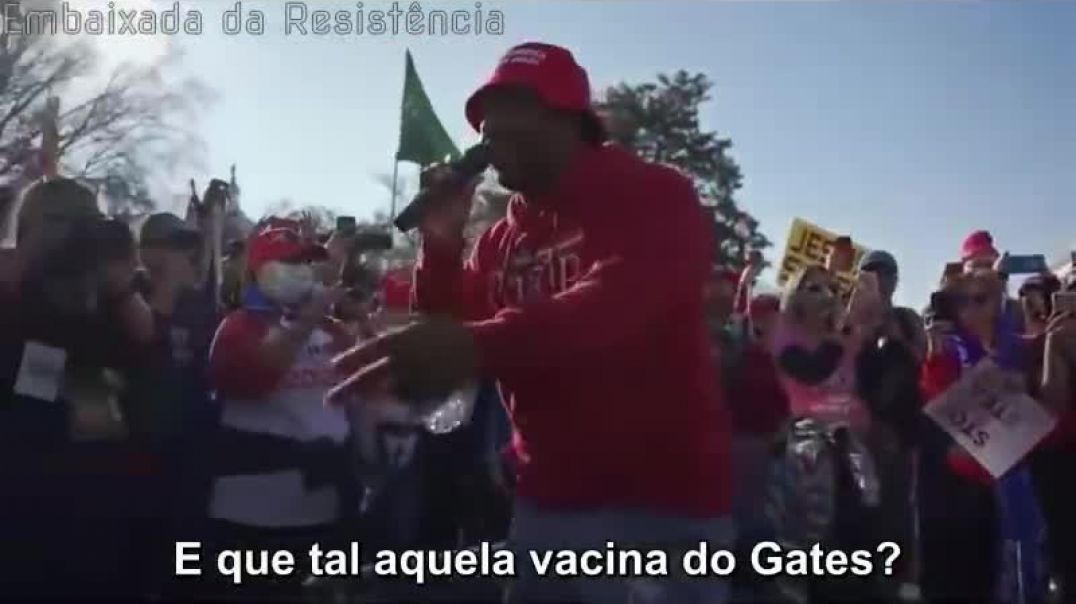 MAGA rap redpilado na Marcha por Trump