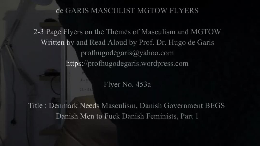 453a  Denmark Needs Masculism, Danish Government Begs Danish Men to Fuck Danish Feminists, Part 1  (Masculism, MGTOW)