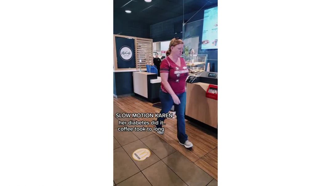 Entitled Karen Destroys McDonald-s Because Of Diabetes