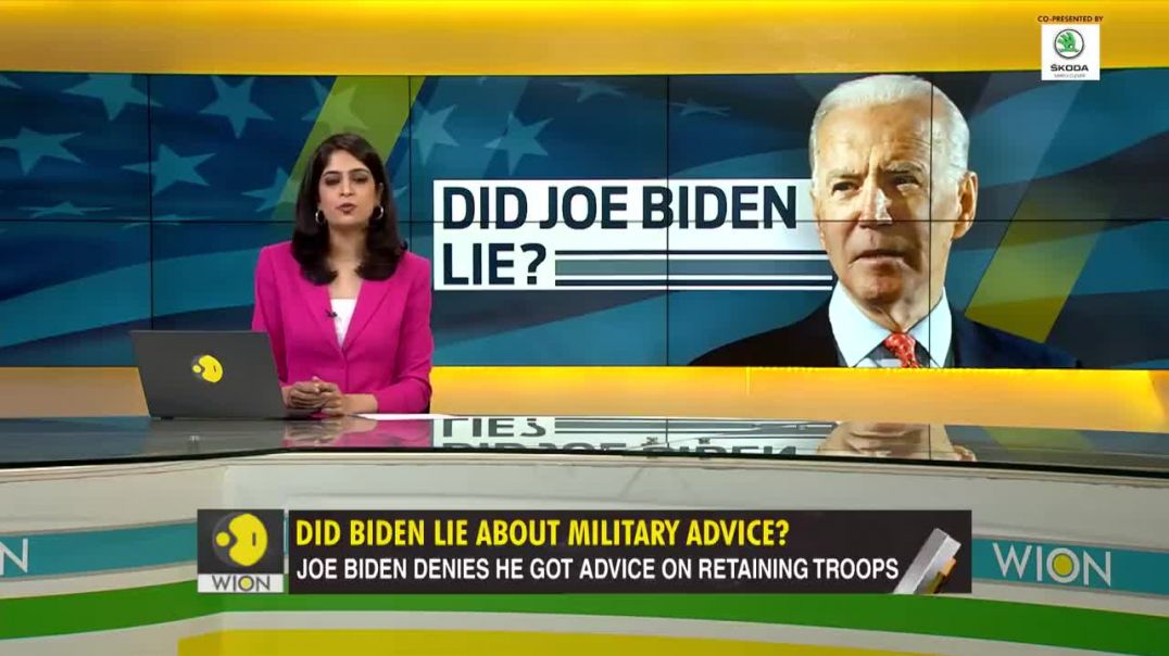 did biden lie about afghanistan military advice