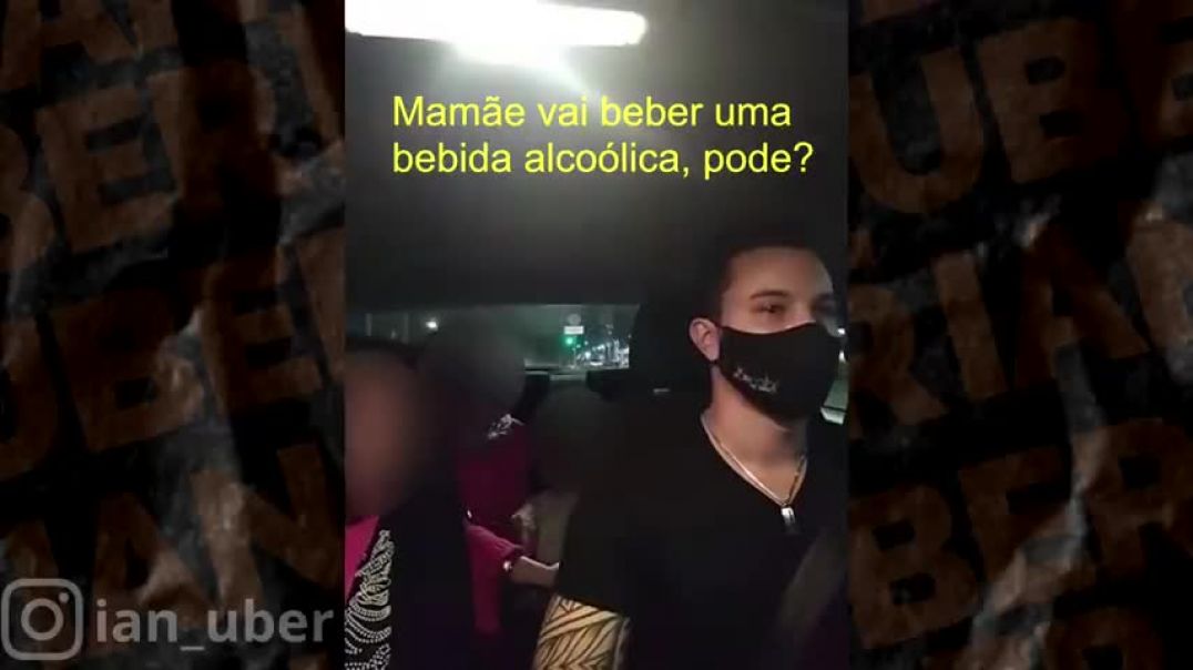 Uber - Mulher com a criança,assediou motorista e não queria pagar a corrida