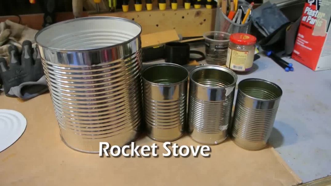 How to Make a Rocket Stove from a Coffee Can