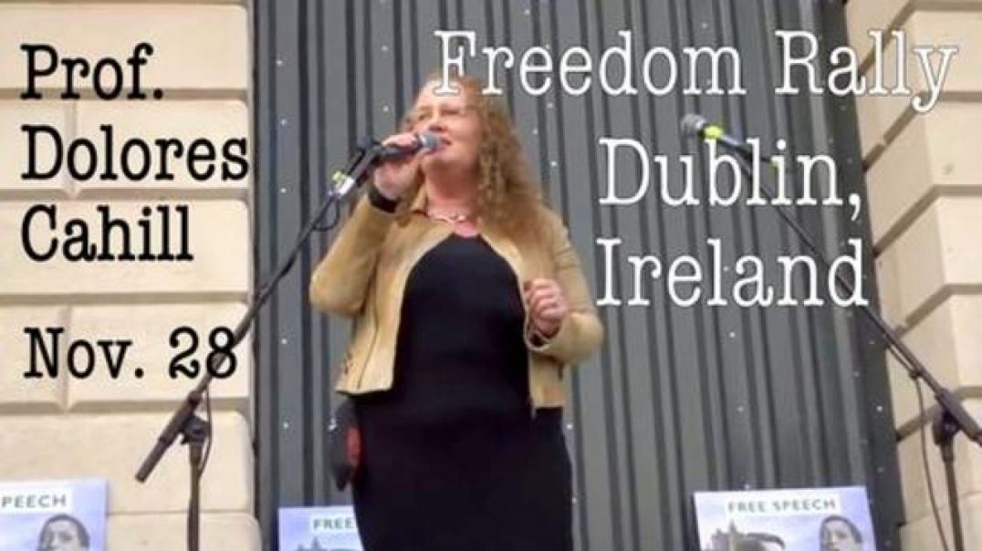 Probably the leading video I have posted so far.  Prof. Dolores Cahill Calls for Civil Disobedience.