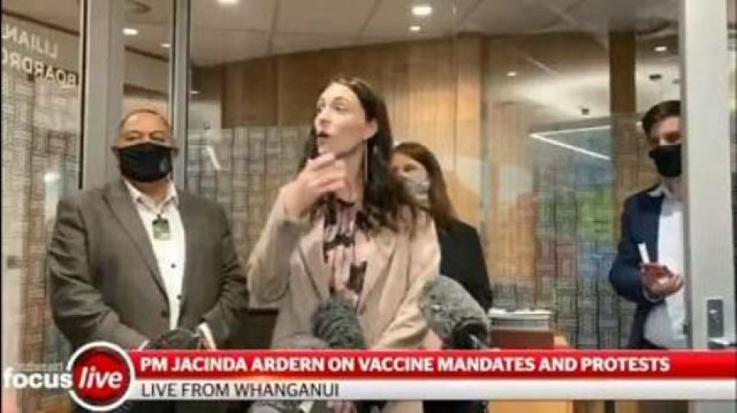 NZ: "Meth Head" Adern Believes There is Only a Small Group Who Are Against The Vax...