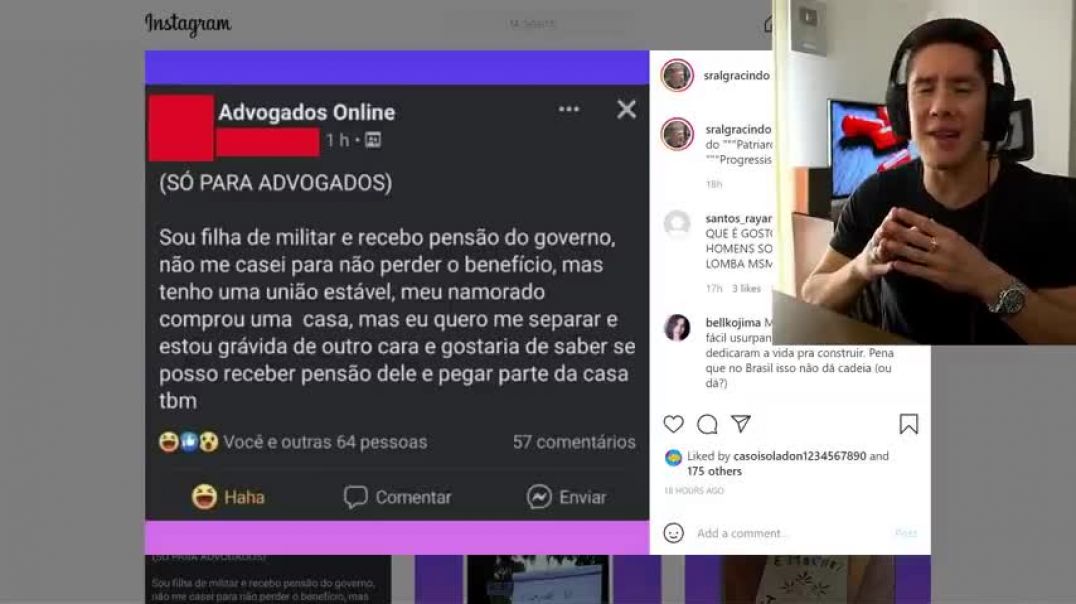 Filha de militar com PENSÂO VITALÍCIA quer dar golpe