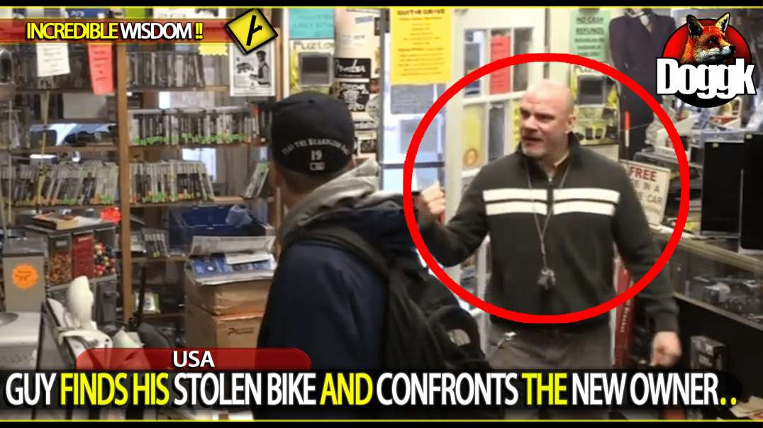 GUY FINDS HIS STOLEN BIKE AND CONFRONTS THE NEW OWNER.. << MUST SEE !! >> (USA)