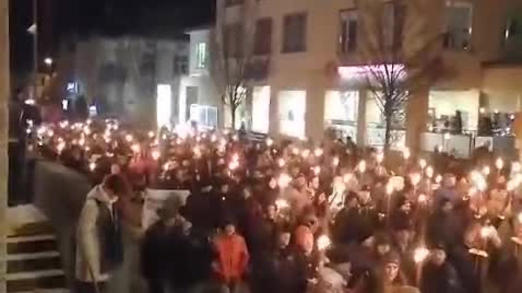 Switzerland Zurich march against mandatory vaccination voted on the 29th November 2021 by referendum.