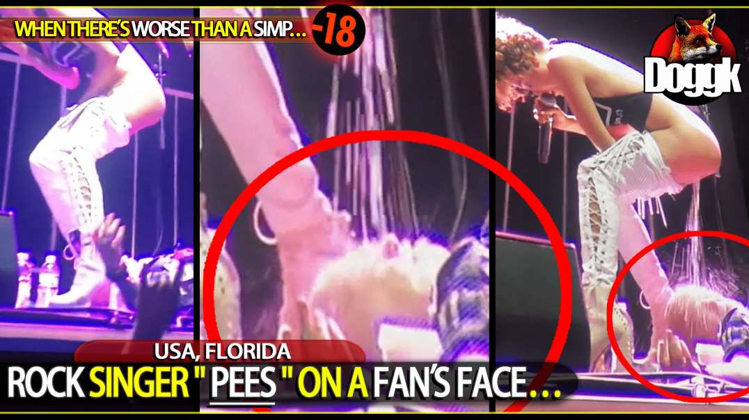 [+18] ROCK SINGER " PEES " ON A FAN'S FACE.. (USA, FLORIDA)