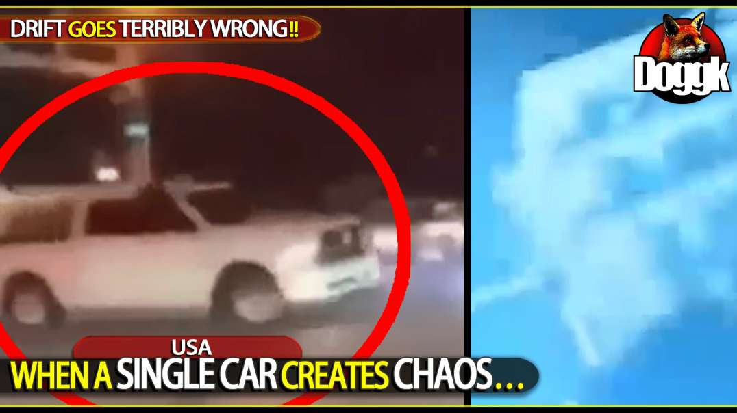 WHEN A SINGLE CAR CREATES CHAOS.. << GOES TERRIBLY WRONG >> (USA)