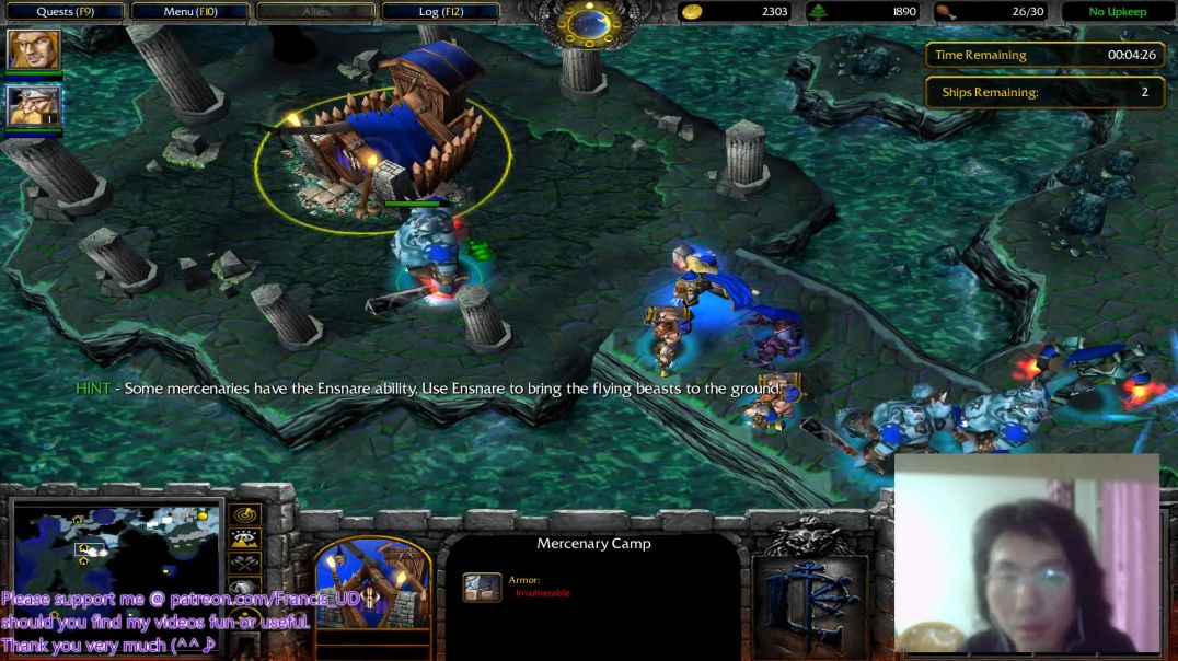 Warcraft3 Classic Human Campaigns Walkthrough Chp8 Hard Difficulty