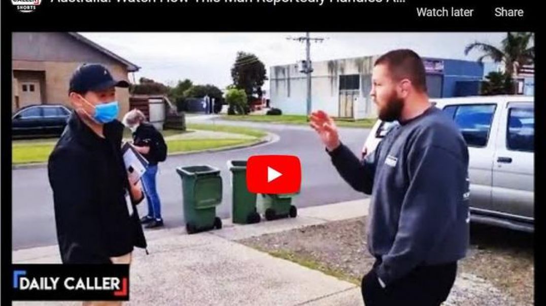 Australia: Watch How This Man Reportedly Handles A COVID Compliance Check