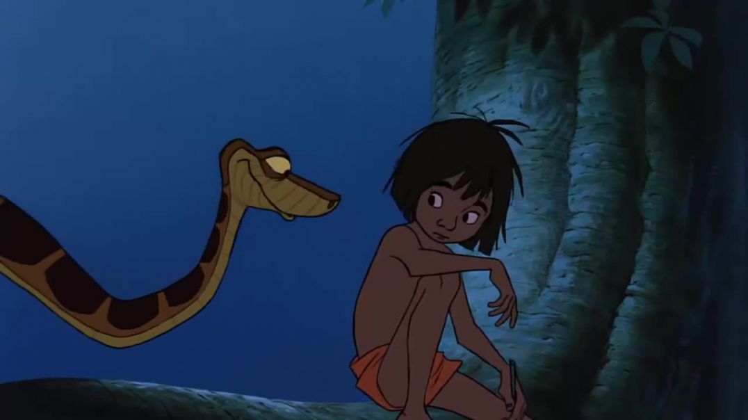 The Jungle Book - Kaa hypnotizes Mowgli-Spell casted on the sheep.