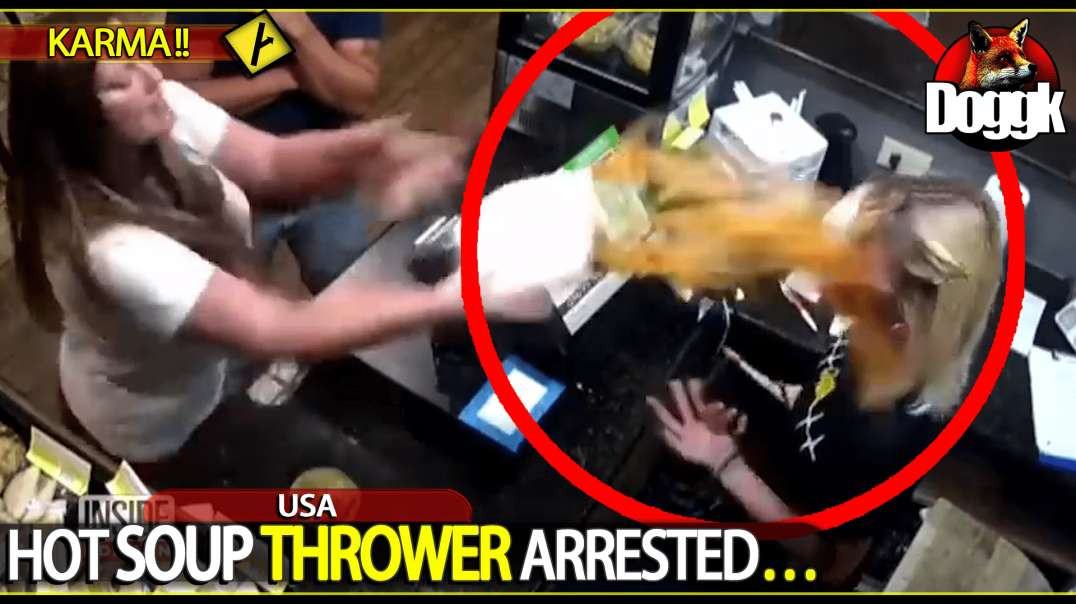 HOT SOUP THROWER ARRESTED.. (USA)