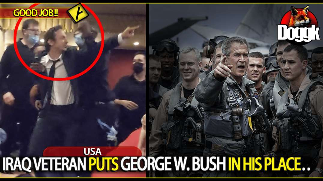 IRAQ VETERAN PUTS GEORGE W. BUSH IN HIS PLACE... (USA)