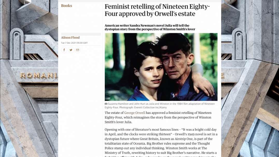 Romanian TVee is Baffled by Feminist Exposing Female Nature with 1984 Retelling