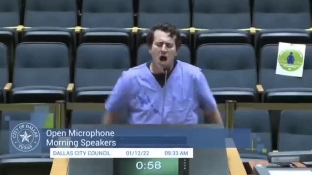 Guy Auditions New Vaccine Jingle to City Council. Hilarious!