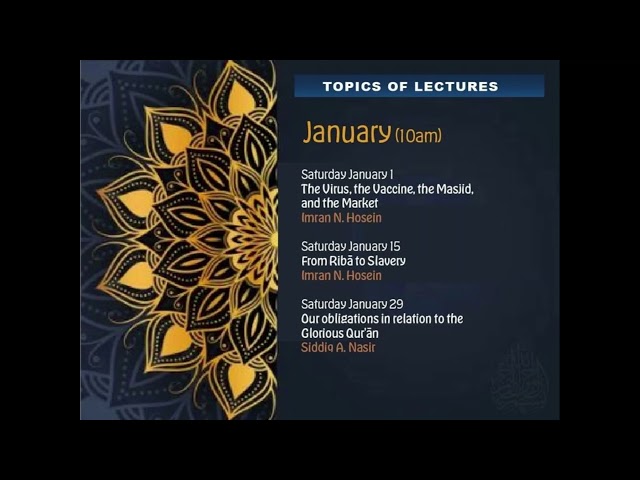 Quranic Lecture Series Update