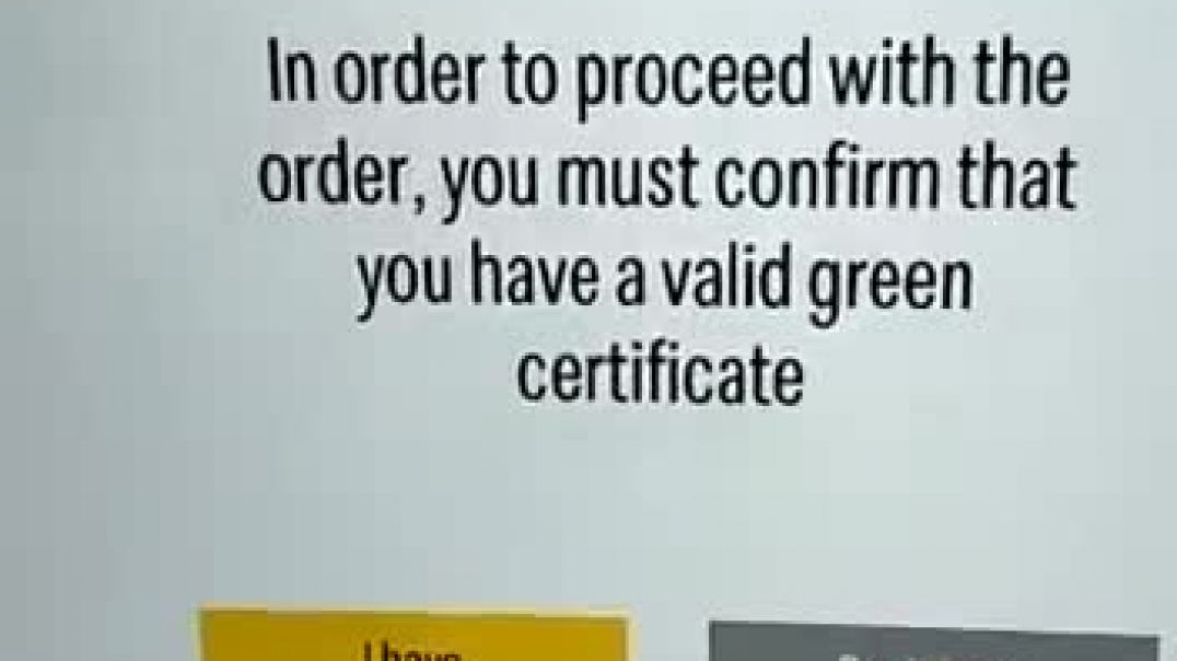 Kosher Macdonald in Israël doesn't serve you if not vaxxed !