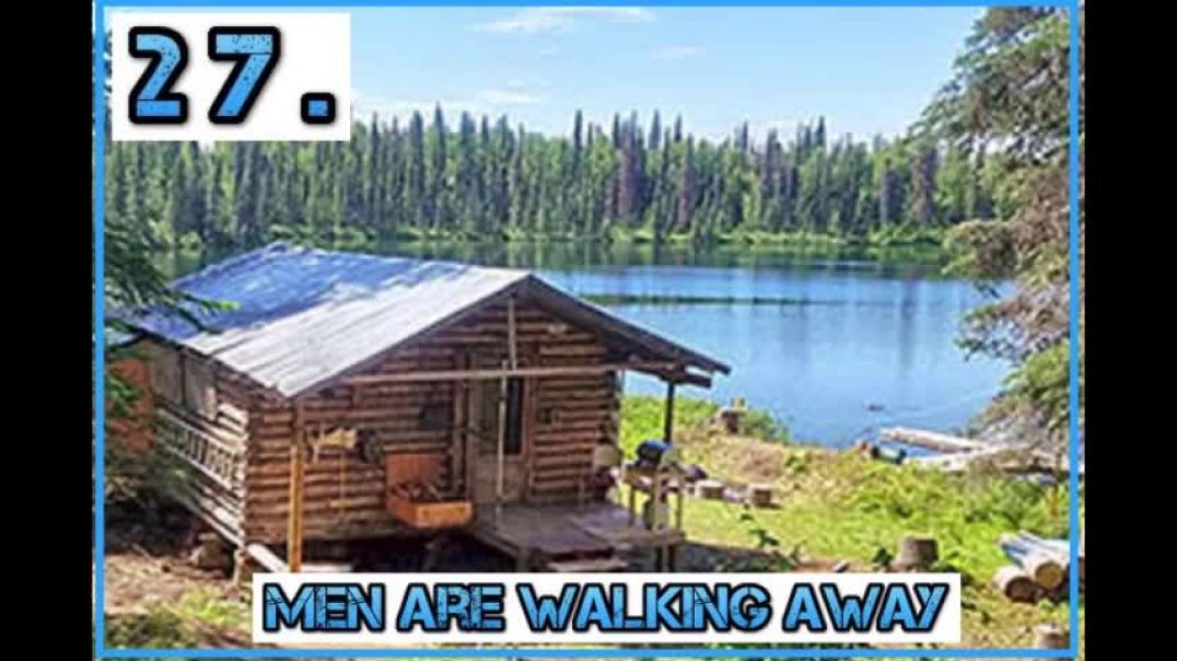 Men are tired of the chaos, in our modern world, and are escaping into the woods to build cabins. - Episode 27