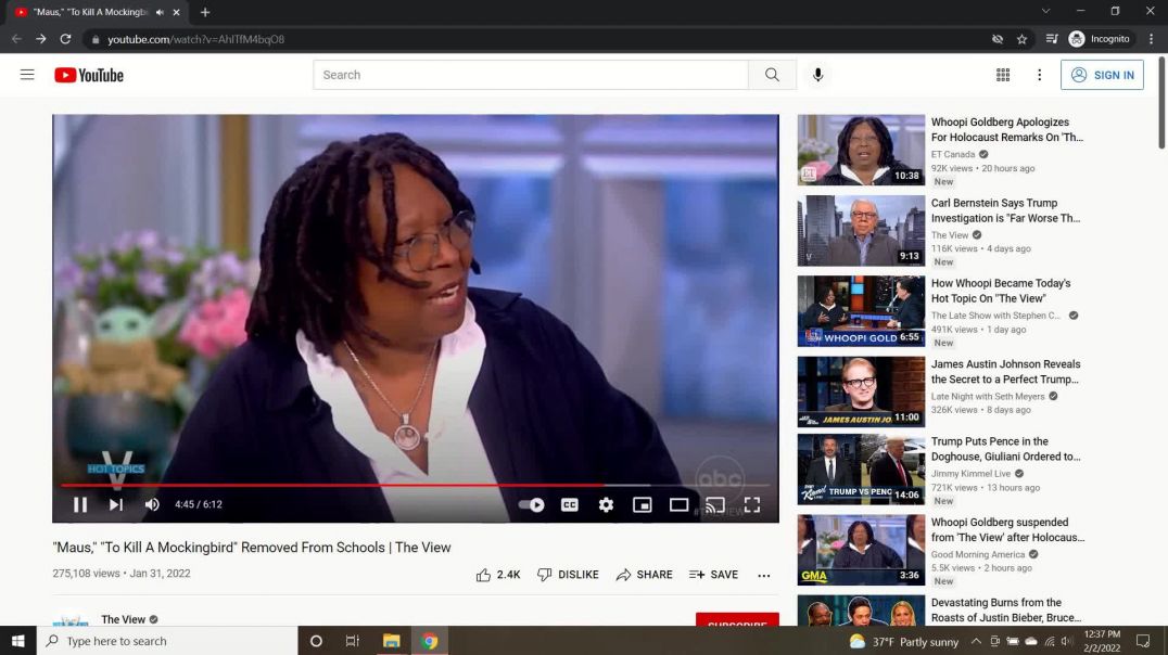 Wokescolds want Whoopi FIRED for not race baiting!