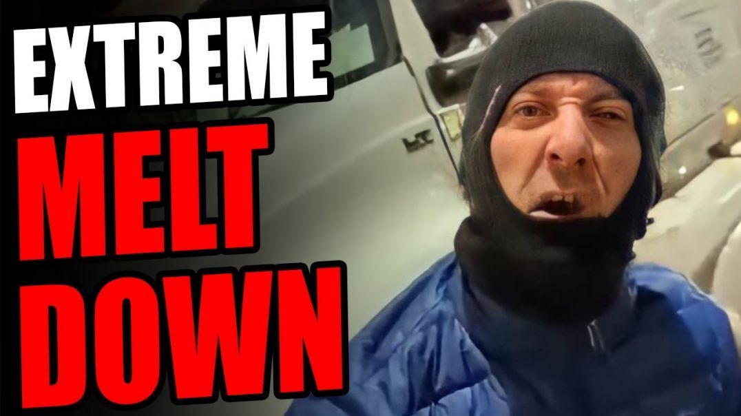 Leftist Suffers EXTREME MELTDOWN During Freedom Convoy In Canada.