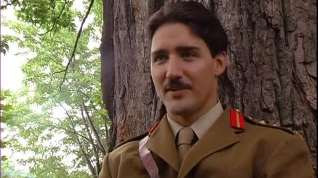 Justin Trudeau trying to play WW 1 Canadian soldier Talbot Papineau in the movie Great War from 2007 on CBC.