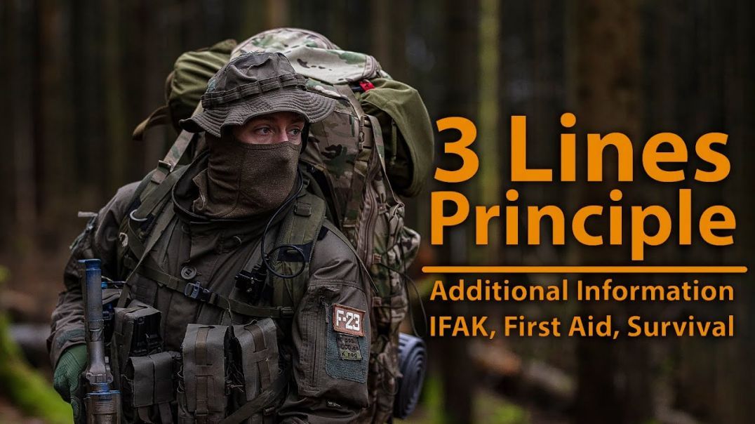 3 Lines Principle Addition - IFAK, First Aid & Survival Kit