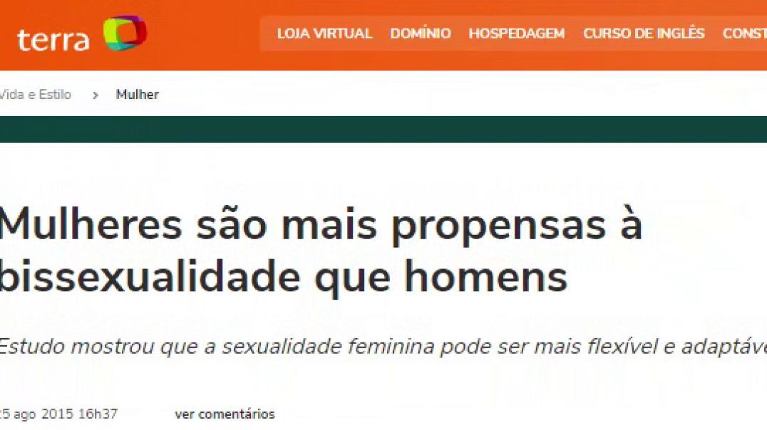 Mulheres são mais propensas a Bissexualidade