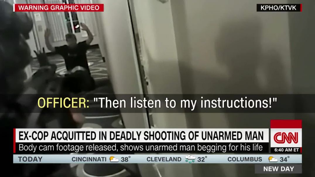 Unarmed white man begs for life, shot by police