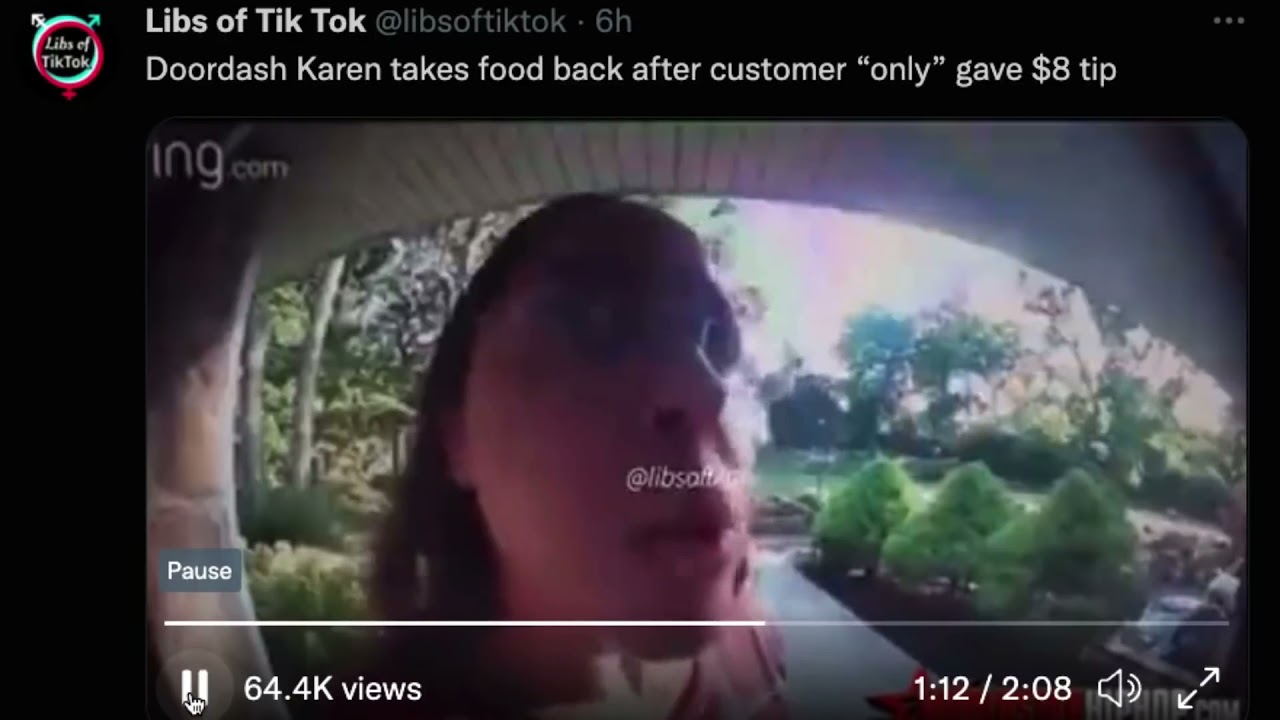 MGTOW Monk - ENTITLED Door Dash T.H.O.T. wants a bigger tip!!