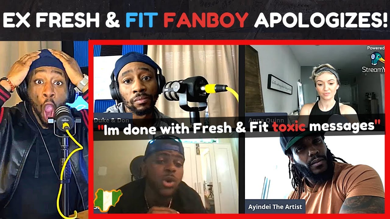 A Redemption Story | Ex Fresh and Fit Stan Officially Apologizes To @AnnaQuinnFitness LIVE On D&D!