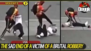 THE SAD END OF A VICTIM OF A BRUTAL ROBBERY.. (USA)