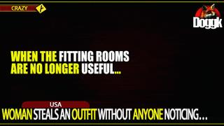 WOMAN STEALS AN OUTFIT WITHOUT ANYONE NOTICING... (USA)