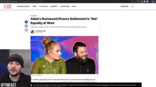 Feminists SHOCKED That Adele Has To Pony Up MILLION To Her Ex Husband, Welcome To Equality!