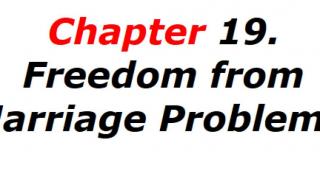Freedom from Marriage Problems