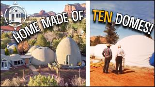 Dome Home - MADE OF 10 DOMES - Was Built w/ Balloons & Foam!
