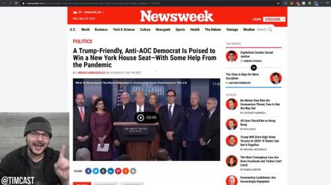Tim Pool: New York May Elect  Trump Loving  Democrat Next To Ocasio Cortez, A Sign She Might LOSE He