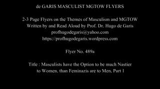 489a  Masculists have the Option to be much Nastier to Women than Feminazis are to Men Part 1  (Masculism, MGTOW)