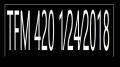 TFM 420 1⁄24⁄2018