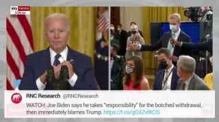 'The defining image of Biden's presidency': US president clashes with Fox News reporter
