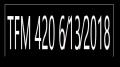 ⁣TFM 420 6⁄13⁄2018