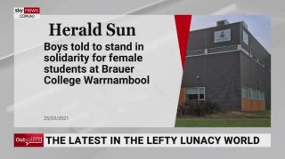 Parents outraged after school forces boys to apologise to girls for gender