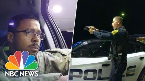 WATCH: Police Pull Guns On Afro-Latino Army officer In Traffic Stop | NBC News