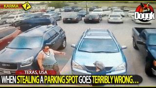 WHEN STEALING A PARKING SPOT GOES TERRIBLY WRONG.. (TEXAS, USA)