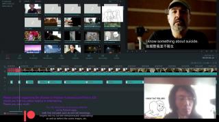 「自殺しようとしている君へ」英日中三つの言語の字幕を付けています セッション7.2 Adding multilingual subs to CRP's video Session 7.2